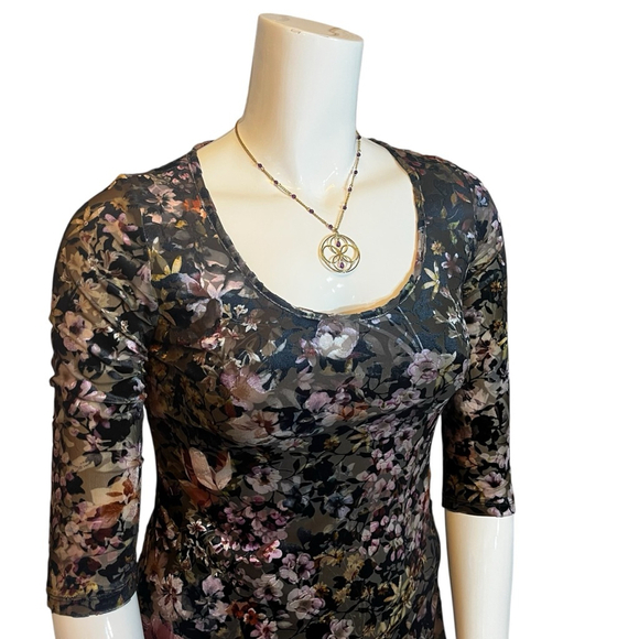 Vintage Avon Gold Pendant Necklace with Purple Beads - Picture 10 of 10